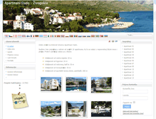 Tablet Screenshot of apartmani-dado.com